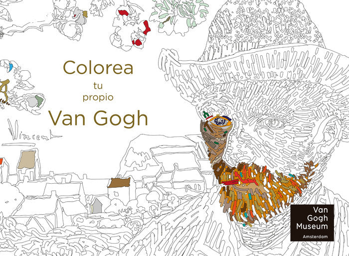 Colorea tu propio Van Gogh, de VAN GOGH MUSEUM AMDSTERDAM | portada del libro