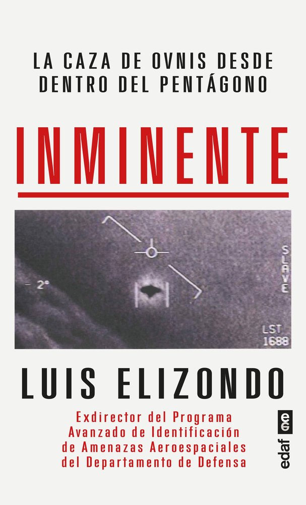 Inminente, de Luis Elizondo | portada del libro
