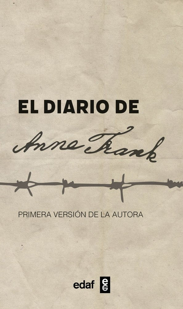 EL DIARIO DE ANNE FRANK, de ANNE FRANK | portada del libro