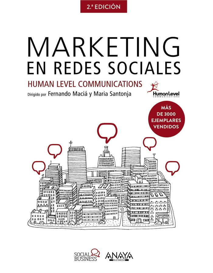 Marketing en redes sociales, de Level Communications, Human | portada del libro