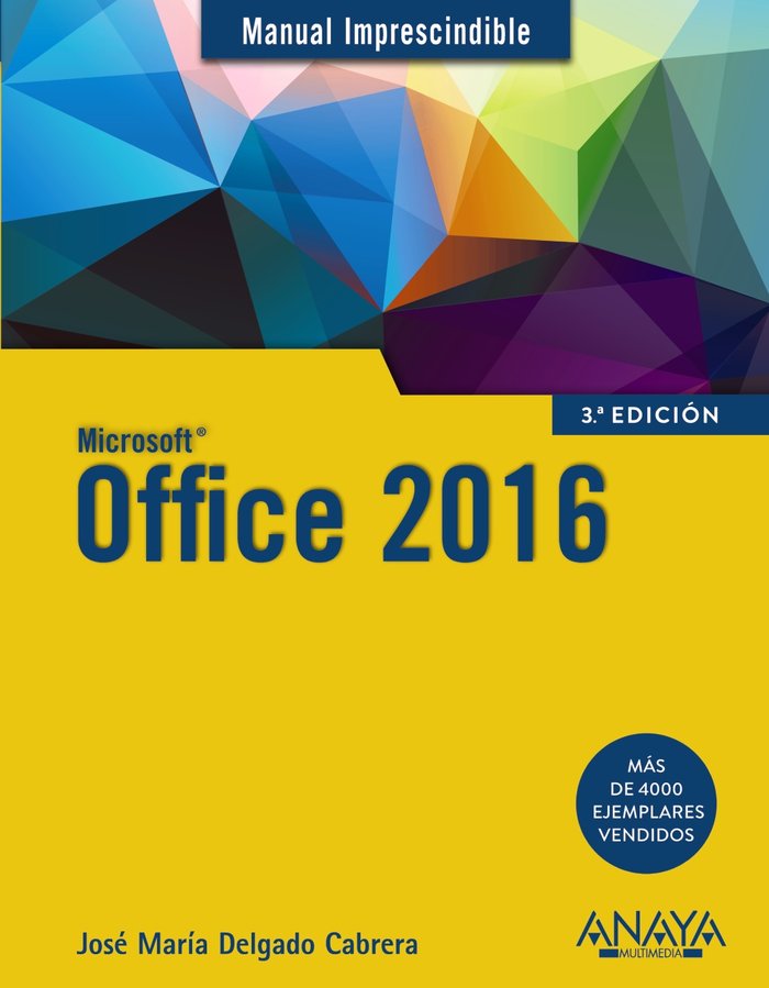 Office 2016, de Delgado, Jose María | portada del libro