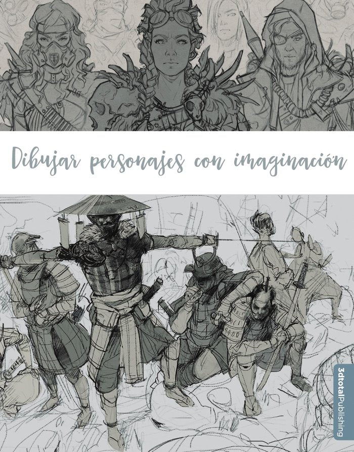 Dibujar personajes con imaginación, de 3DTOTALPUBLISHING | portada del libro