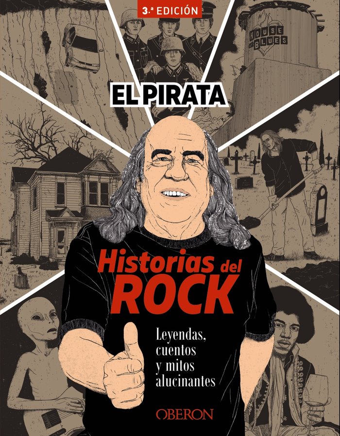 HISTORIAS DEL ROCK, de EL PIRATA | portada del libro