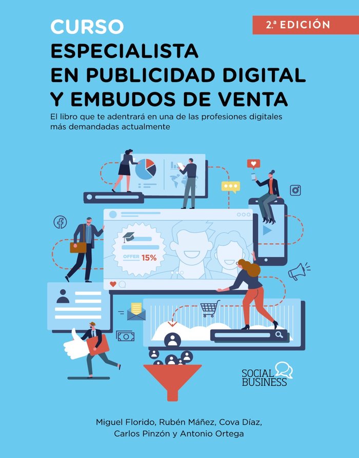 CURSO ESPECIALISTA EN PUBLICIDAD DIGITAL Y EMBUDOS DE VENTA, de FLORIDO, MIGUEL ANGEL | portada del libro
