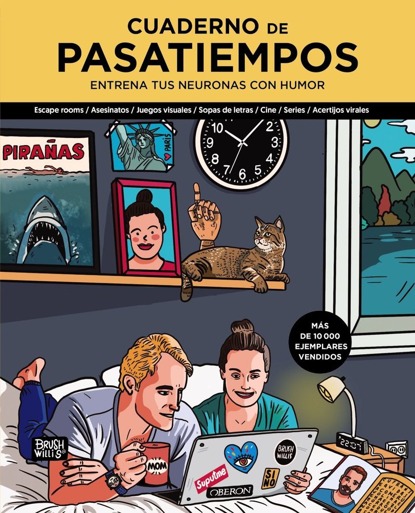 Cuaderno de pasatiempos 1, de Willis, Brush | portada del libro