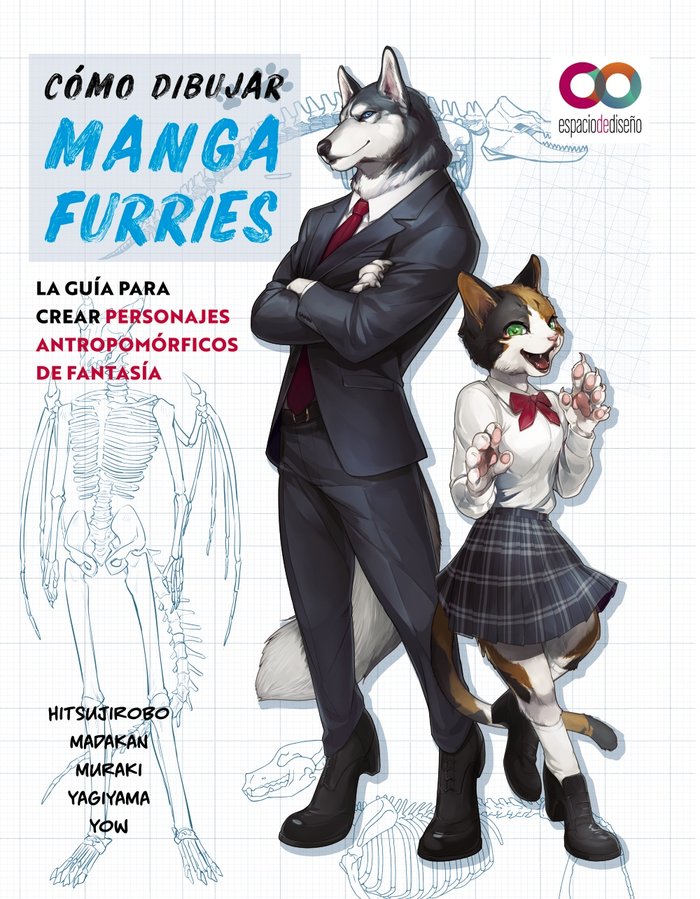 COMO DIBUJAR MANGA FURRIES LA GUIA PARA CREAR PERSONAJES AN, de HITSUJIROBO | portada del libro
