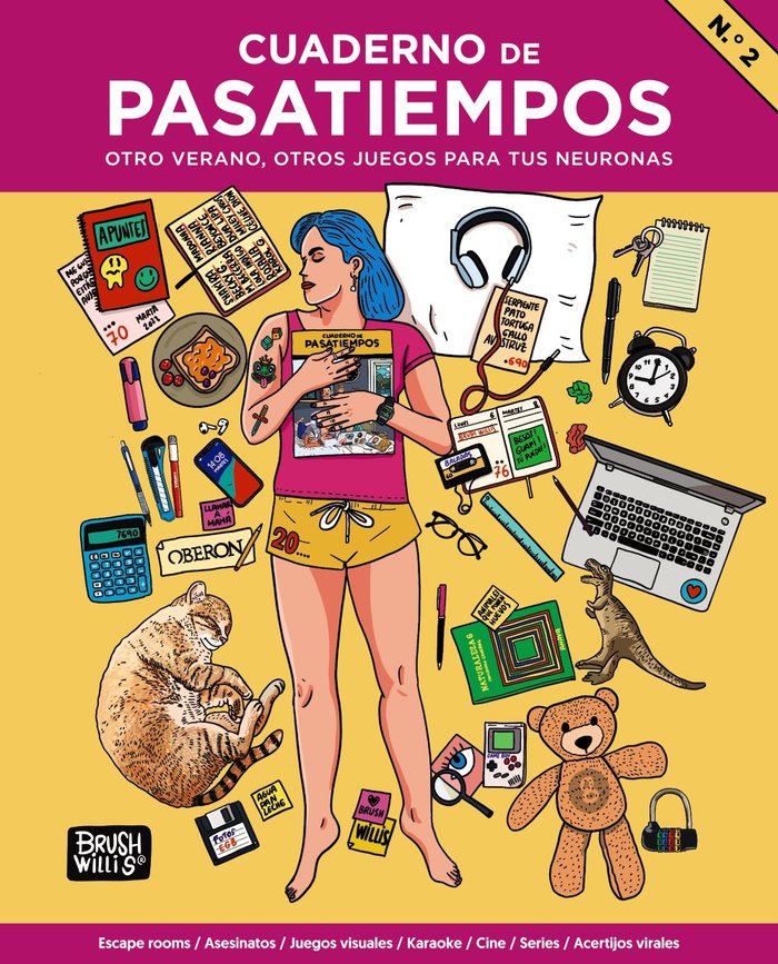 CUADERNO DE PASATIEMPOS 2, de WILLIS, BRUSH | portada del libro