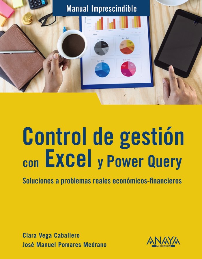 CONTROL DE GESTION CON EXCEL Y POWER QUERY, de VEGA CABALLERO, CLARA | portada del libro