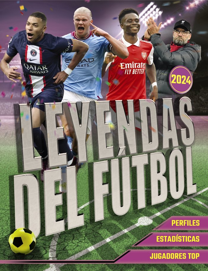LEYENDAS DEL FUTBOL EDICION 2024, de BALLHEIMER, DAVID | portada del libro