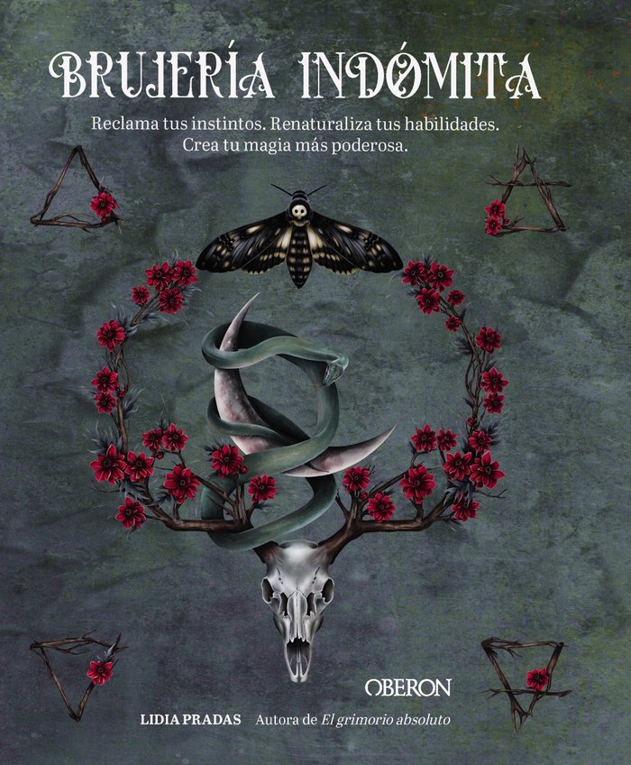 BRUJERIA INDOMITA, de PRADAS, LIDIA | portada del libro