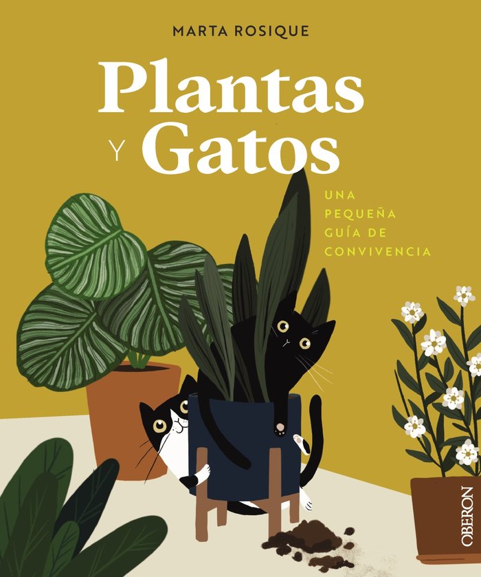PLANTAS Y GATOS, de ROSIQUE, MARTA | portada del libro