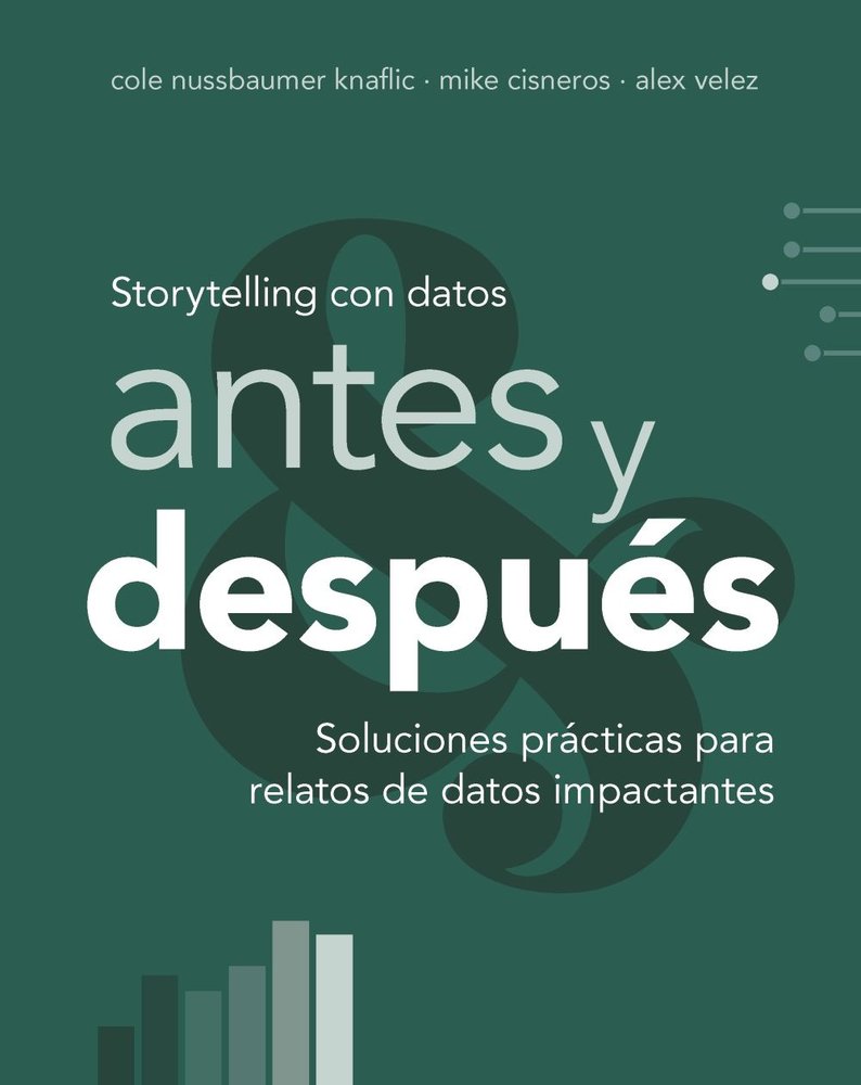 STORYTELLING CON DATOS ANTES Y DESPUES, de NUSSBAUMER KNAFLIC, COLE | portada del libro