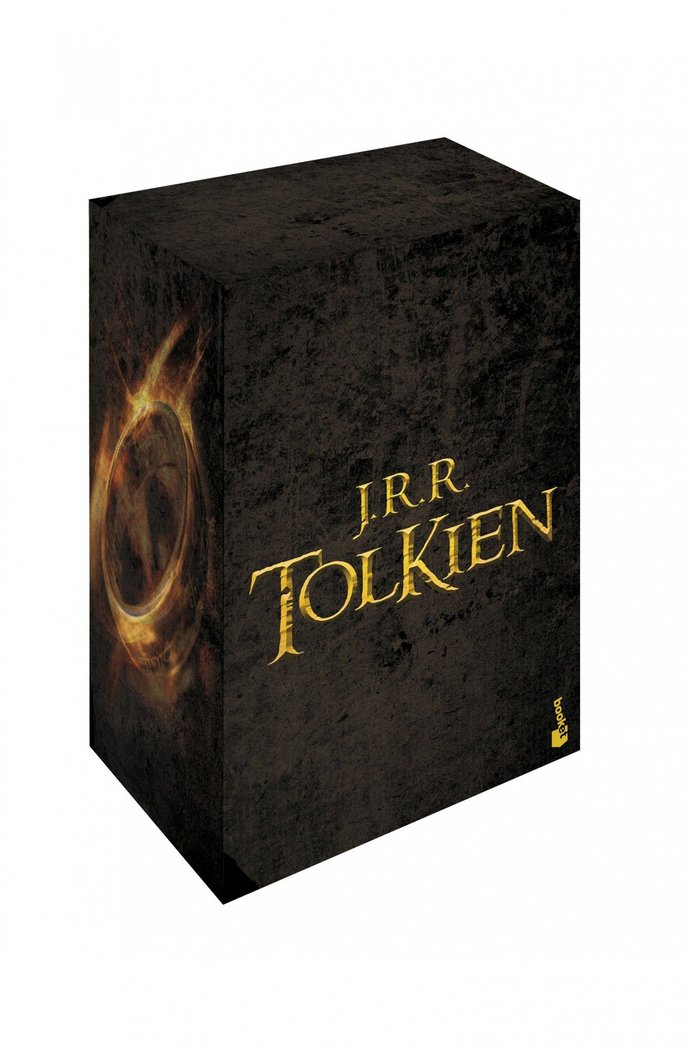 Estuche Tolkien (El Hobbit + La Comunidad + Las Dos Torres +El Retorno del Rey), de Tolkien | portada del libro