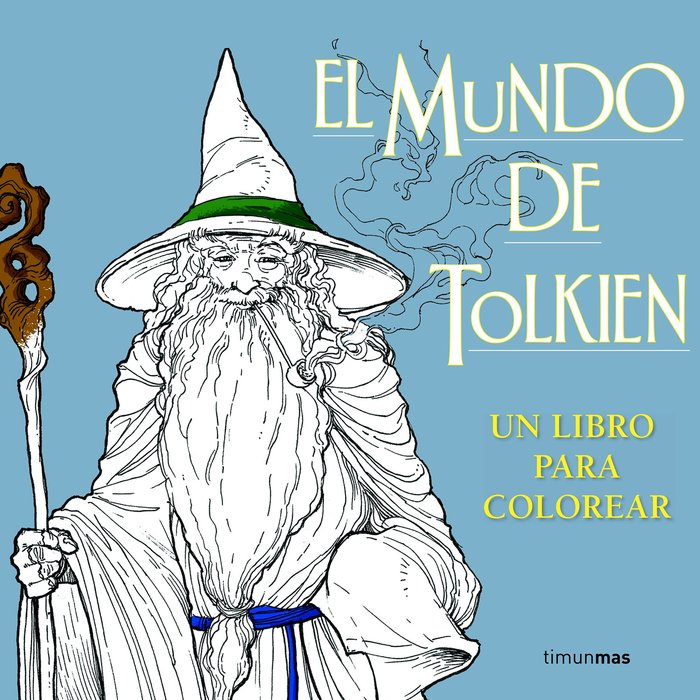 El mundo de Tolkien. Un libro para colorear, de Tolkien | portada del libro
