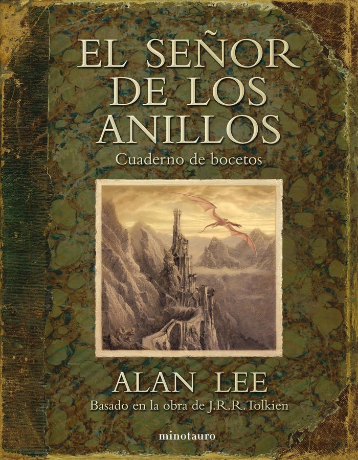 El Señor de los Anillos. Cuaderno de bocetos, de Lee, Alan | portada del libro