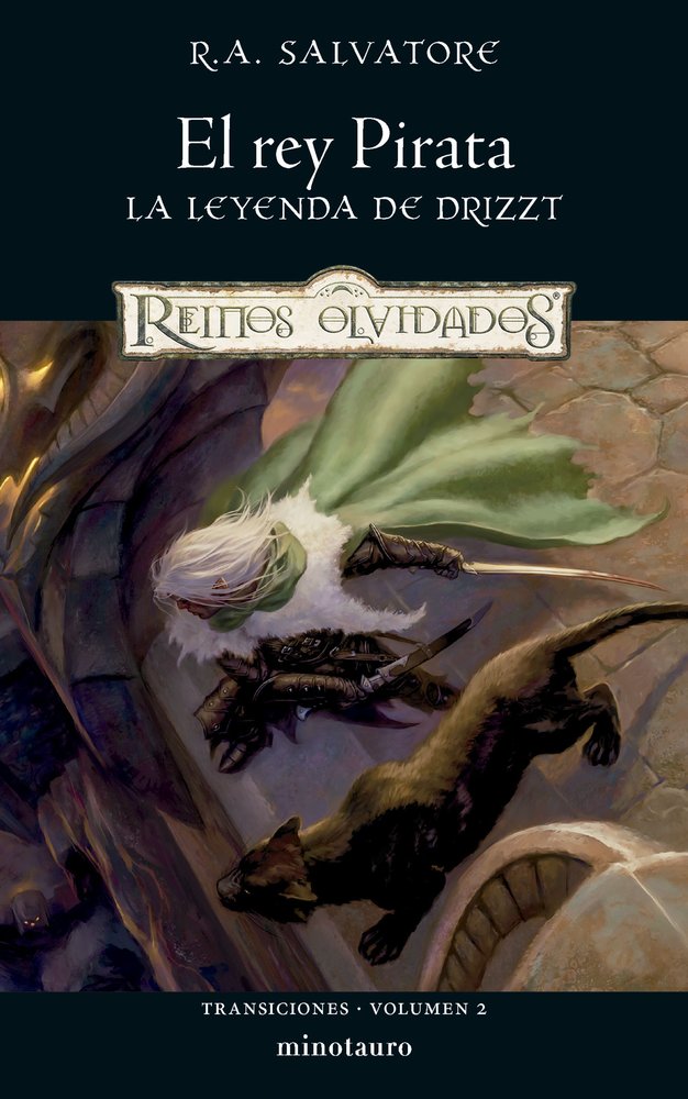 TRANSICIONES 2 EL REY PIRATA, de R. A. SALVATORE | portada del libro