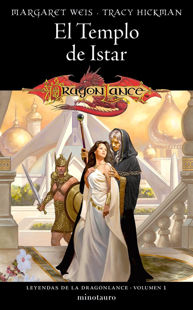 LEYENDAS DE LA DRAGONLANCE 1 EL TEMPLO DE ISTAR, de MARGARET WEIS | portada del libro