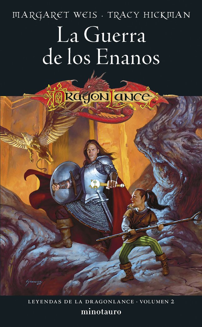 LEYENDAS DE LA DRAGONLANCE Nº 02/03 LA GUERRA DE LOS ENANOS, de WEIS | portada del libro