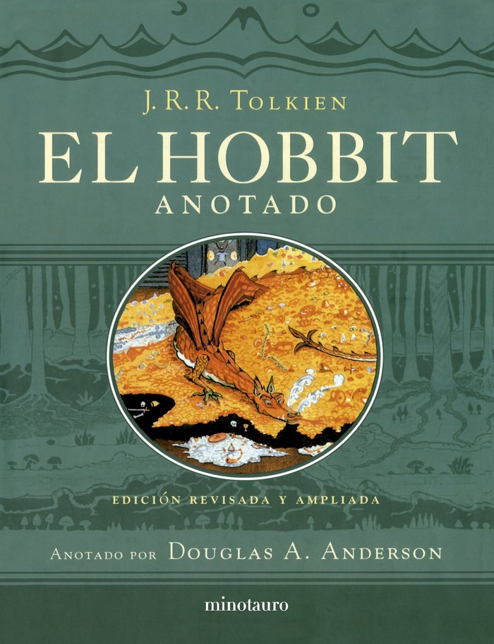 EL HOBBIT (EDICION REVISADA,ANOTADA E ILUSTRADA), de TOLKIEN, J. R. R. | portada del libro