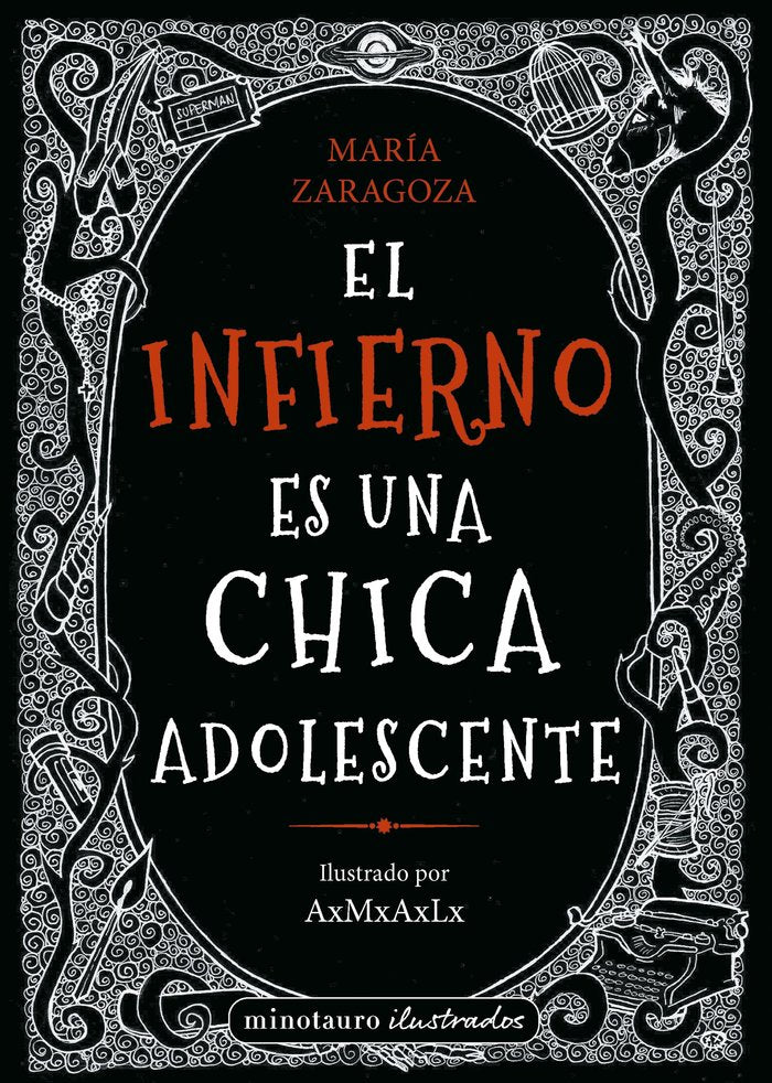 EL INFIERNO ES UNA CHICA ADOLESCENTE, de MARIA ZARAGOZA | portada del libro