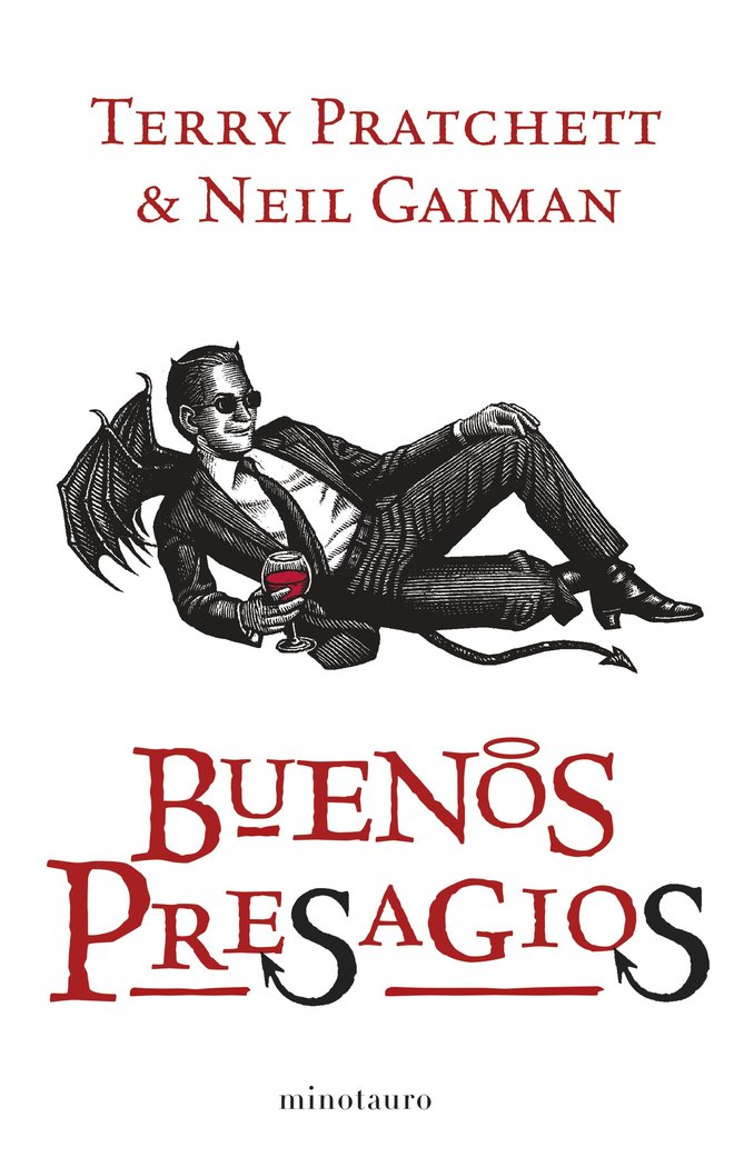 BUENOS PRESAGIOS, de TERRY PRATCHETT | portada del libro