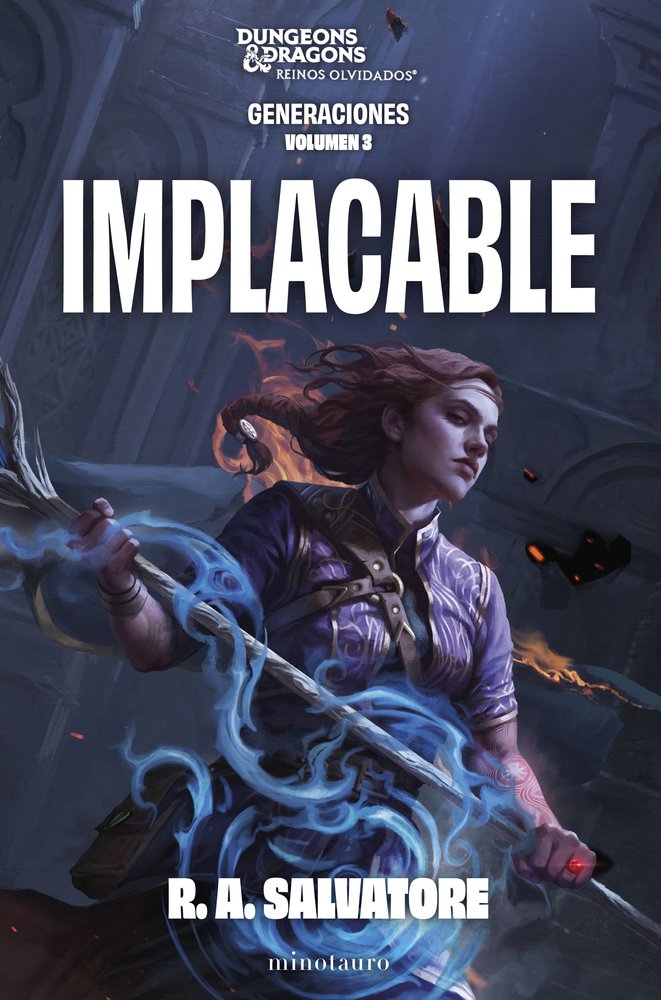 GENERACIONES 3 IMPLACABLE, de R A SALVATORE | portada del libro