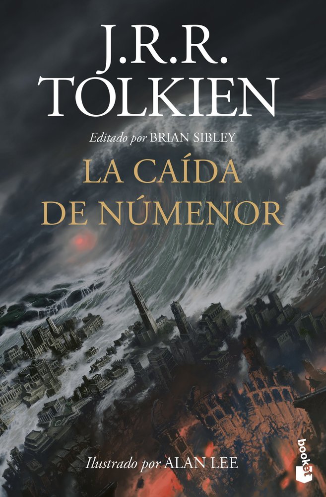 LA CAIDA DE NUMENOR, de J R R TOLKIEN | portada del libro