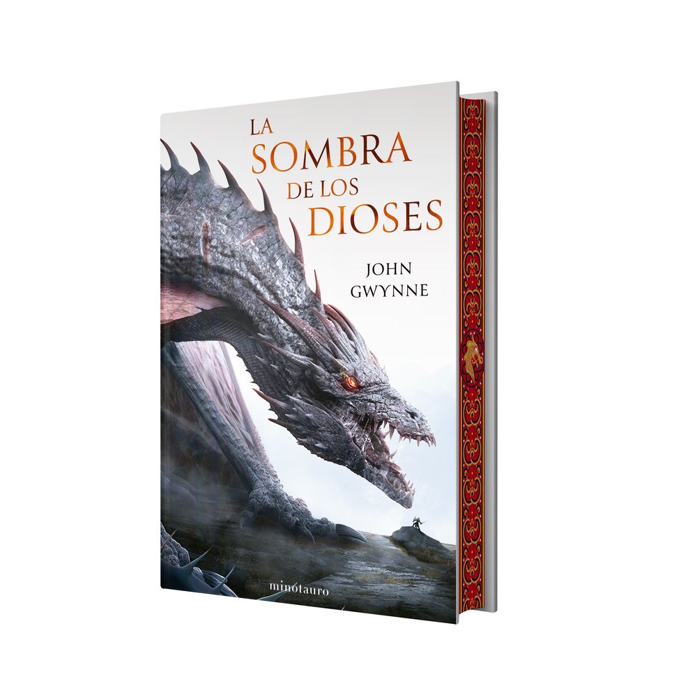 LA SOMBRA DE LOS DIOSES EDICION ESPECIAL CANTOS TINTADOS, de JOHN GWYNNE | portada del libro