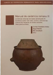 Manual de cerámica romana III, de FERNANDEZ OCHOA | portada del libro