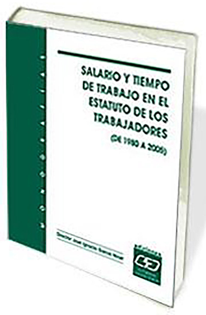 Salario y tiempo de trabajo en el Estatuto de los trabajadores, de García Ninet, José Ignacio | portada del libro