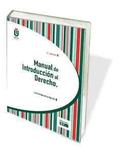MANUAL DE INTRODUCCION AL DERECHO, de DE LA VILLA GIL | portada del libro