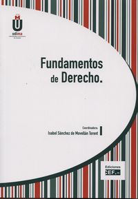Fundamentos de derecho, de SáNCHEZ DE MOVELLáN TORENT | portada del libro