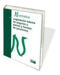 LEGISLACION BASICA DE SEGUROS Y PLANES Y FONDOS DE PENSIONES, de GABINETE JURÍDICO DEL CEF | portada del libro