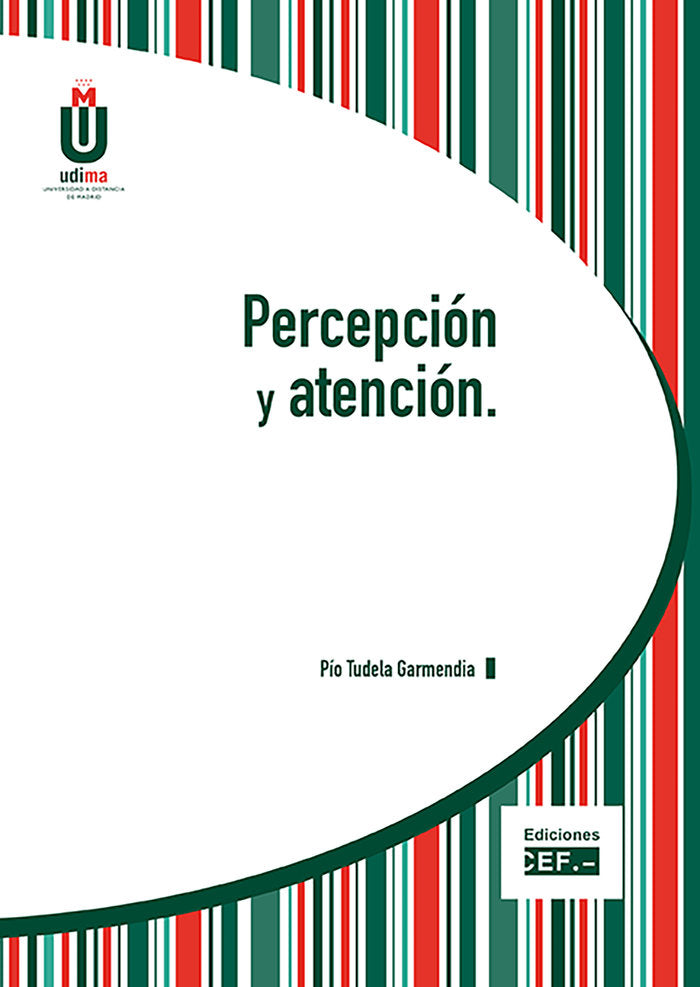 Percepción y atención, de Garmendia Tudela, Pío | portada del libro
