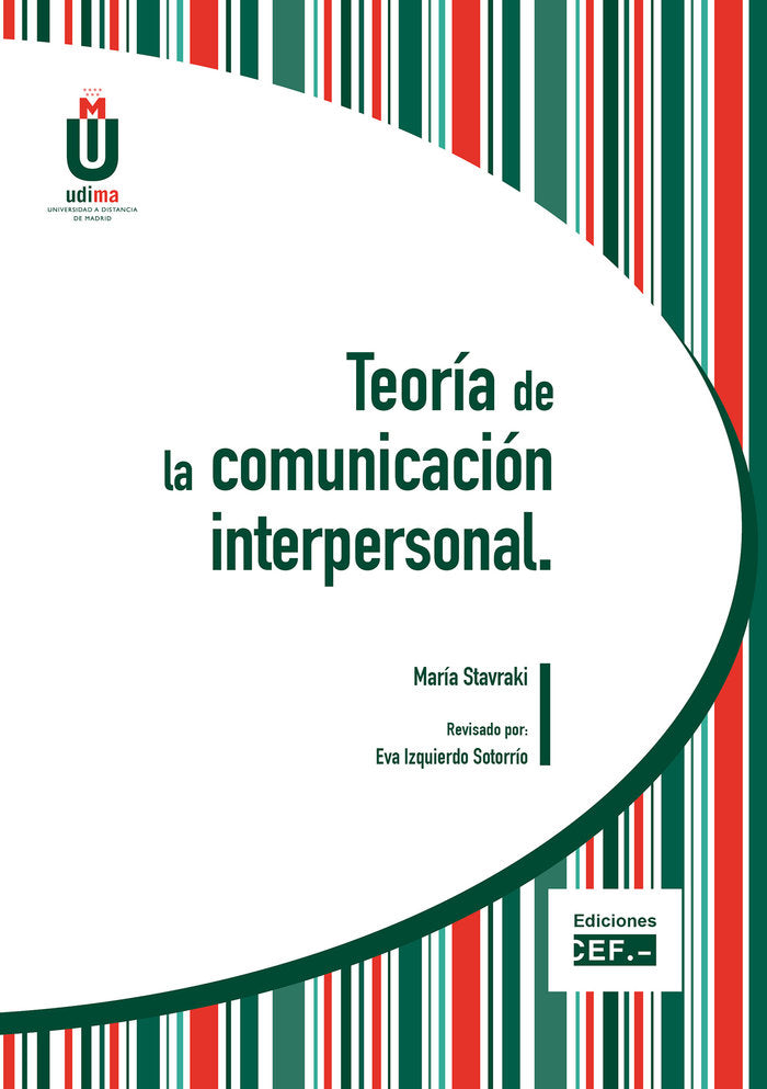 Teoría de la comunicación interpersonal, de Stavraki | portada del libro
