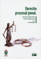 Derecho procesal penal, de CONCEPCION ESCUDERO HERRRERA | portada del libro