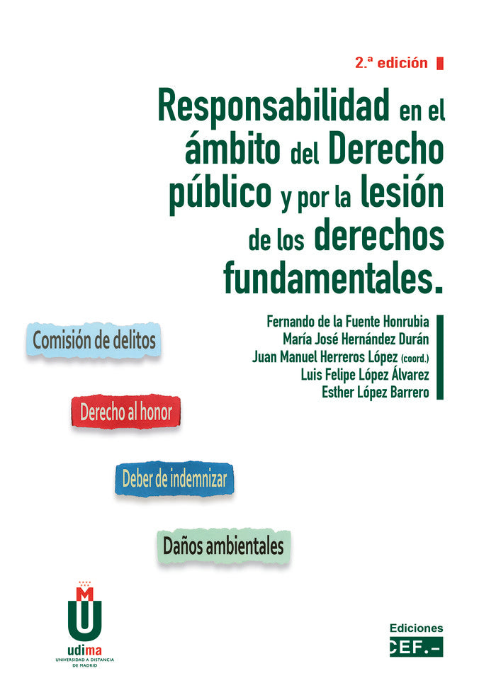 Responsabilidad en el ámbito del derecho público por la lesión de los derechos fundamentales, de de la Fuente Honrubia, Ferna