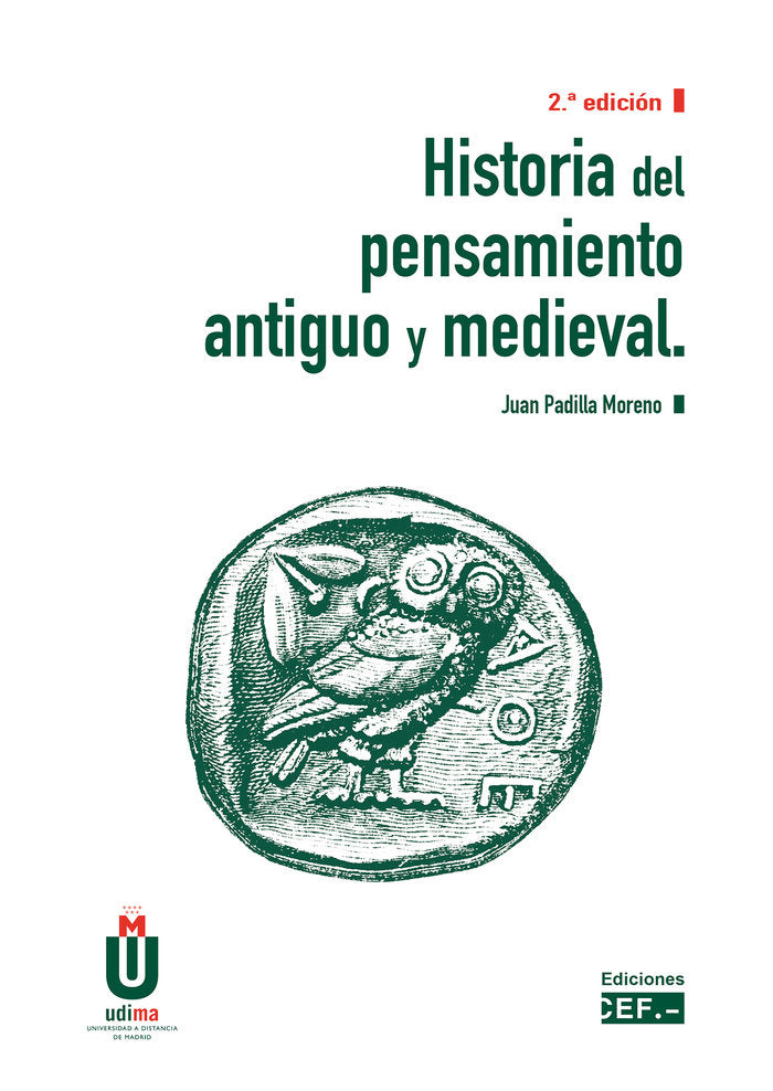 Historia del pensamiento antiguo y medieval, de Padilla Moreno, Juan | portada del libro