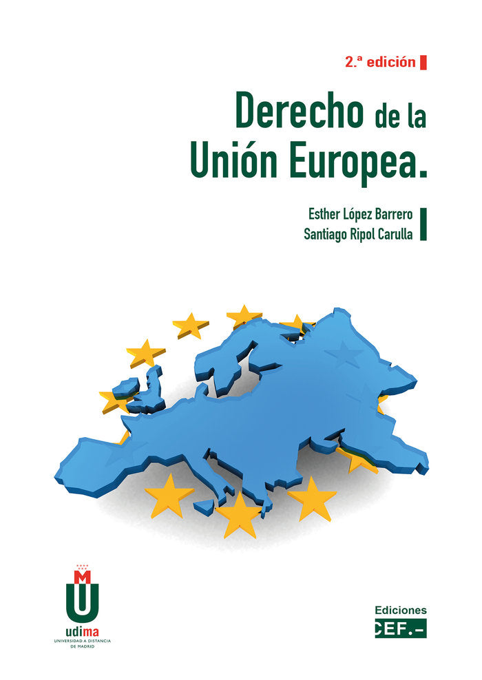 Derecho de la Unión Europea, de López Barrero | portada del libro