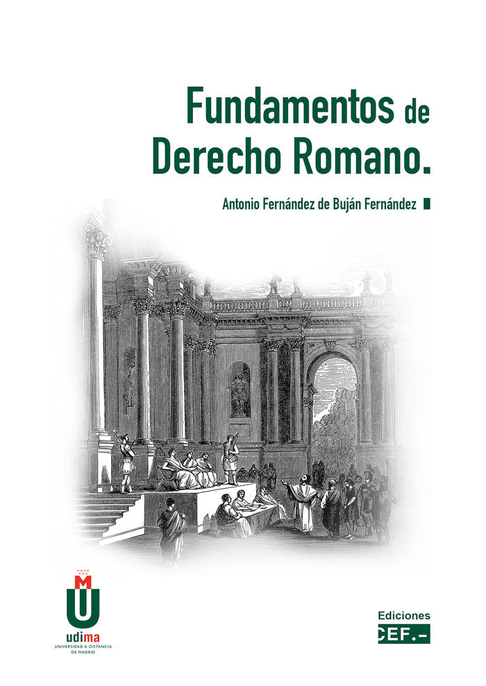 Fundamentos de derecho romano, de Fernández de Buján, Antonio | portada del libro