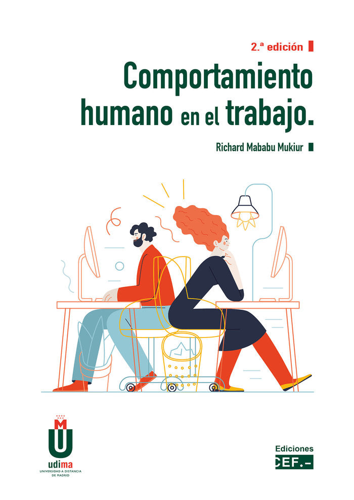 COMPORTAMIENTO HUMANO EN EL TRABAJO (2ª EDICION), de MABABU MUKIUR, RICHARD | portada del libro