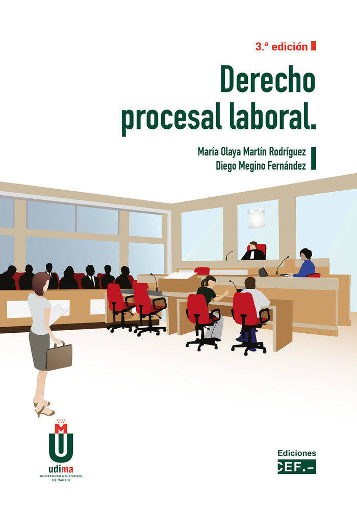 DERECHO PROCESAL LABORAL, de MARTIN RODRIGUEZ, MARIA OLAYA | portada del libro