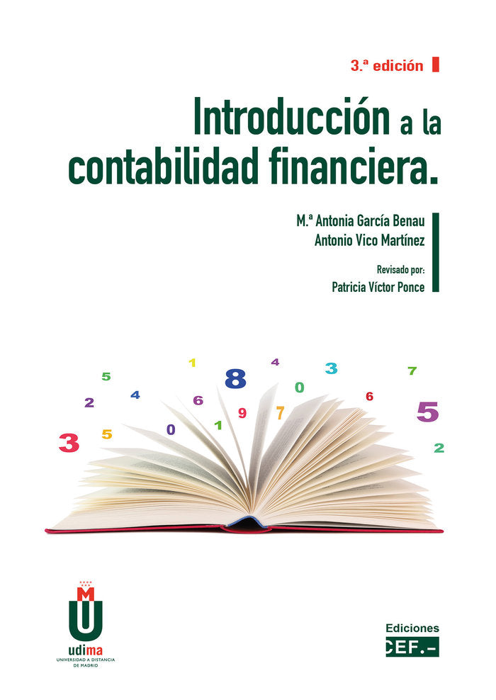 INTRODUCCION A LA CONTABILIDAD FINANCIERA, de VICO MARTINEZ, ANTONIO | portada del libro