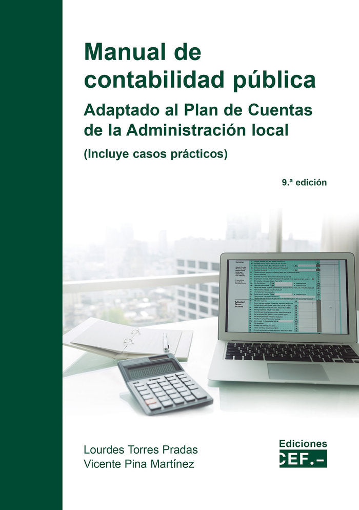 MANUAL DE CONTABILIDAD PUBLICA ADAPTACION AL PLAN DE CUENTA, de PINA MARTINEZ, VICENTE | portada del libro