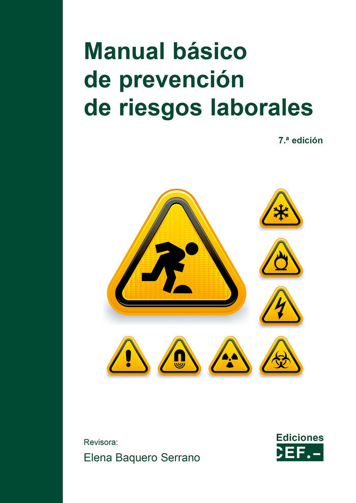 MANUAL BASICO DE PREVENCION DE RIESGOS LABORALES, de BAQUERO SERRANO, CARMEN | portada del libro
