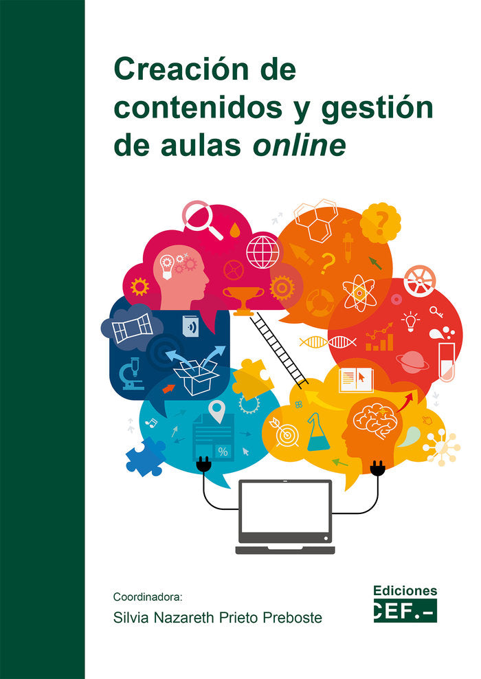 CREACION DE CONTENIDOS Y GESTION DE AULAS ONLINE, de PRIETO PREBOSTE, SILVIA NAZARETH | portada del libro
