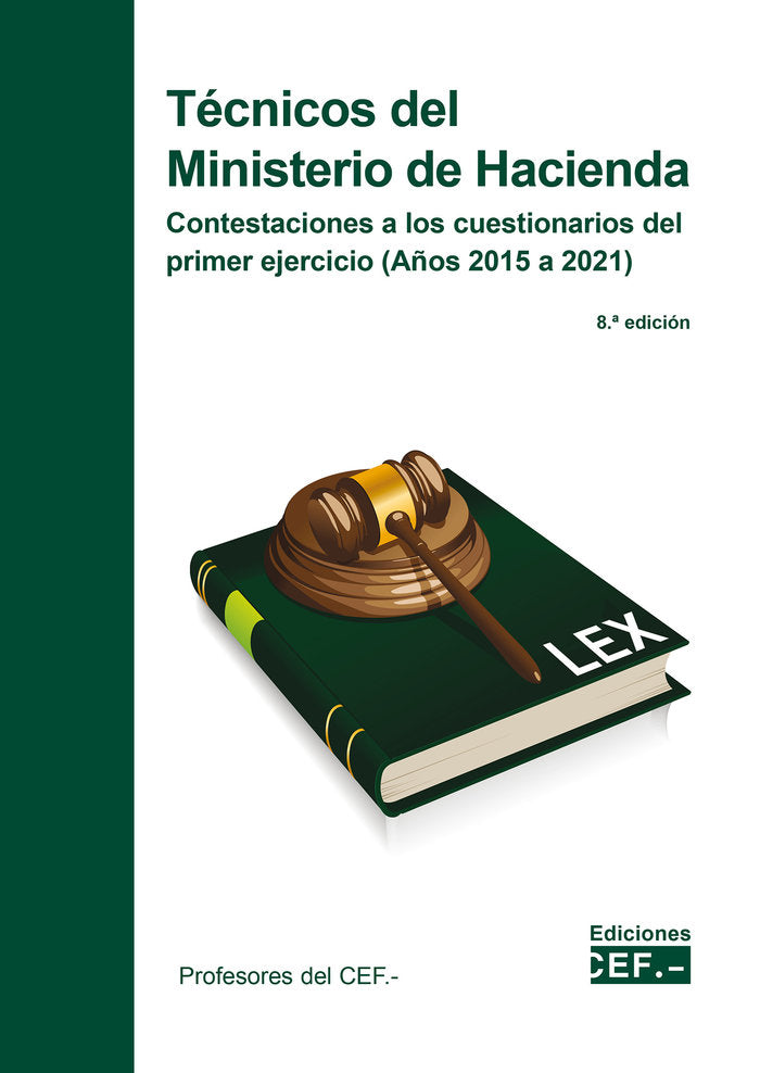 TECNICOS DEL MINISTERIO DE HACIENDA | portada del libro
