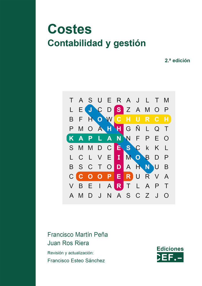 COSTES CONTABILIDAD Y GESTION, de MARTIN PEÑA, FRANCISCO | portada del libro