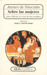 SOBRE LAS MUJERES, de Ateneo de Náucratis | portada del libro