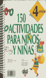 150 ACTIVIDADES PARA NIÑOS 4 AÑOS, de Vialles | portada del libro